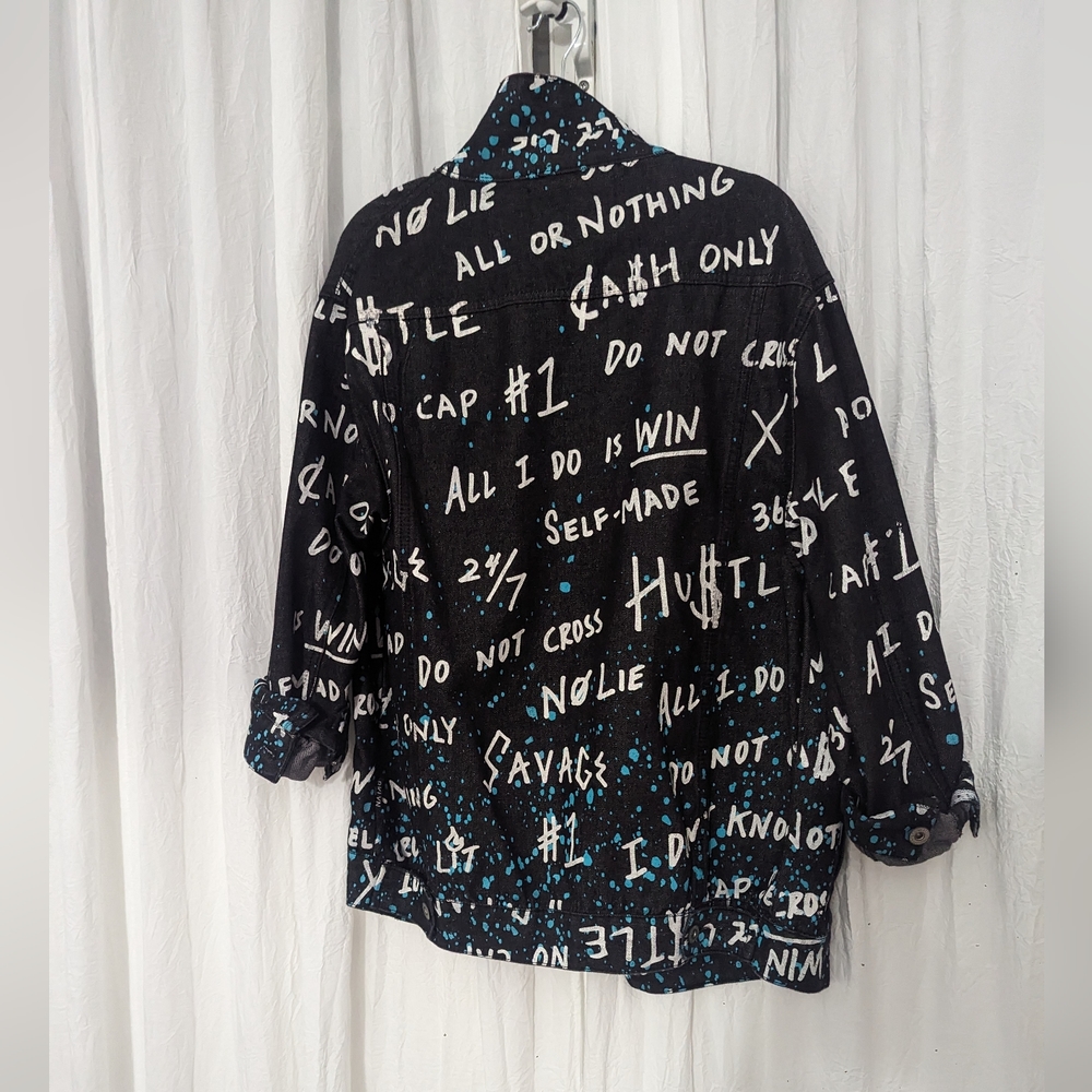 VINTAGE PAINTED JEANS JACKET